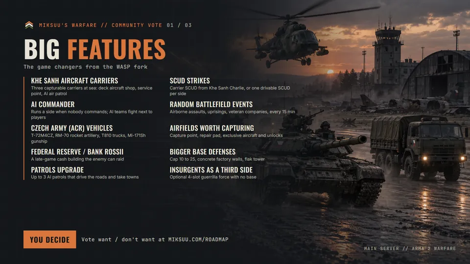 big features on the roadmap